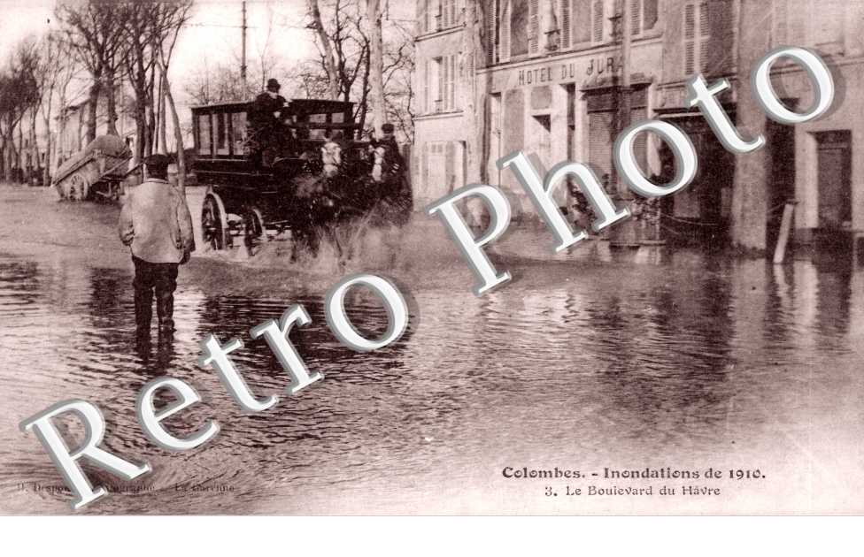 Crue de la Seine 1910, Boulevard du Havre