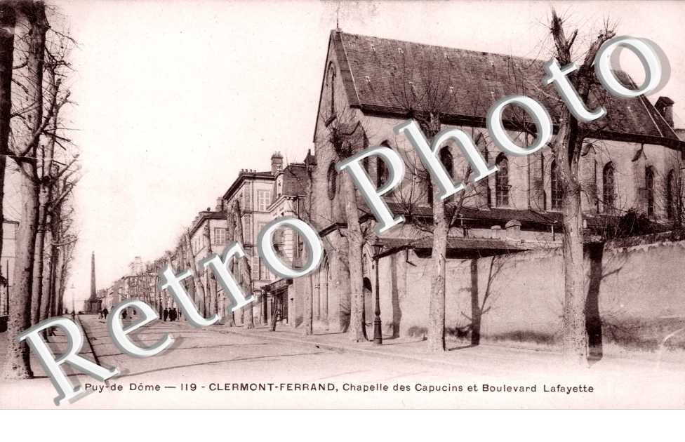 Chapelle des Capucins et Boulevard Lafayette