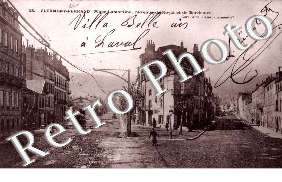 Place Lamartine, l'Avenue de Royal et de Bordeaux