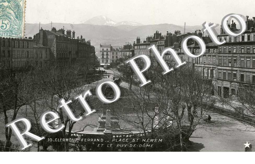 la Place Saint-Herem et le Puy-de-Dome