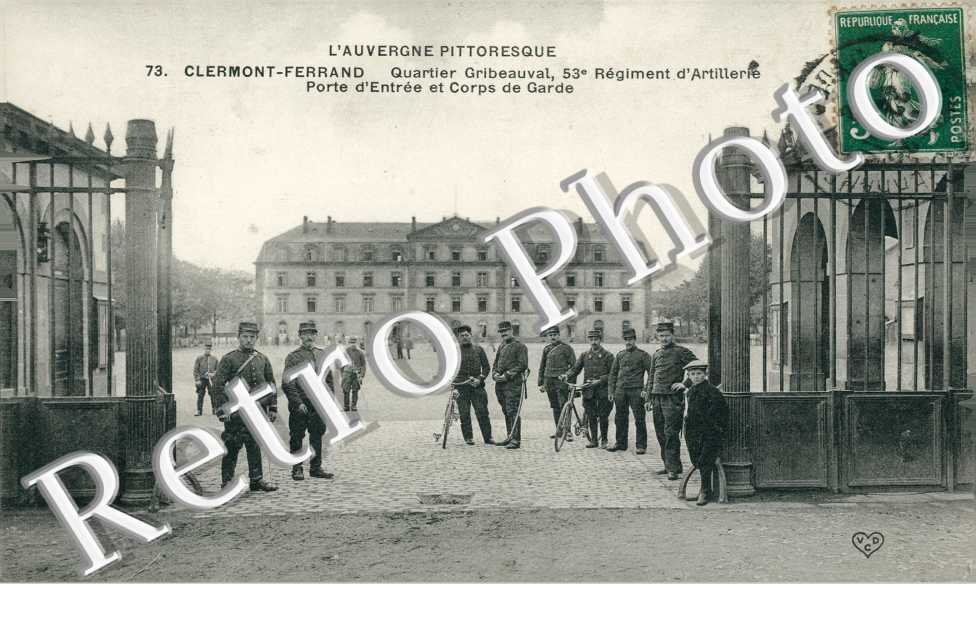 quartier Gribeauval 53eme Regiment d'Artillerie