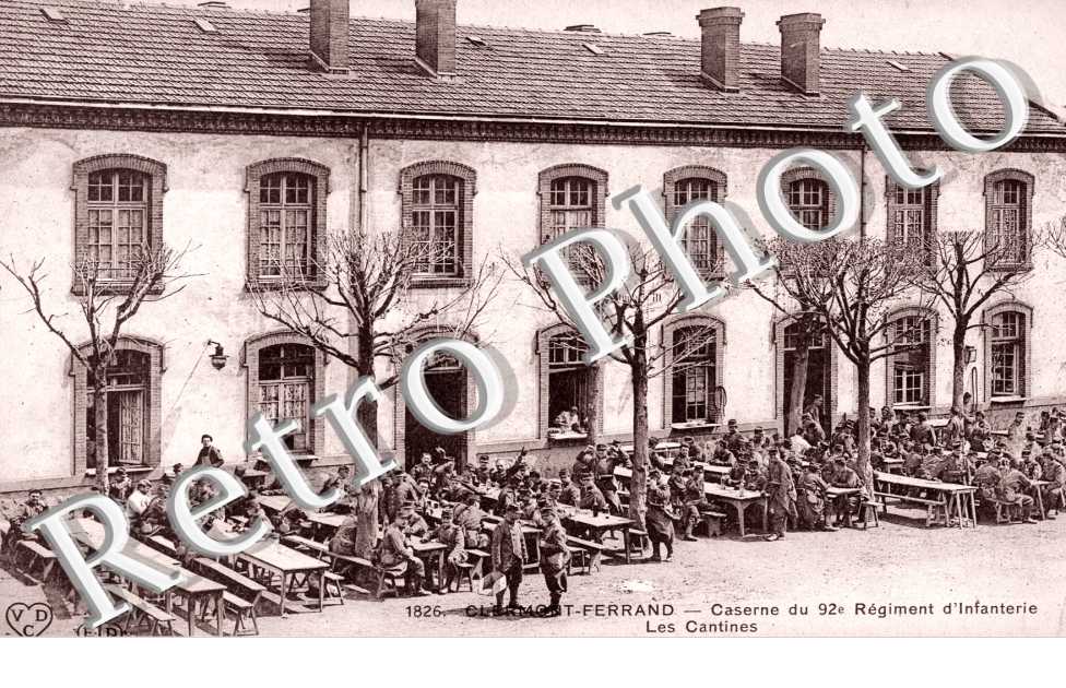Caserne du 92e Regiment d'Infanterie, les Cantines