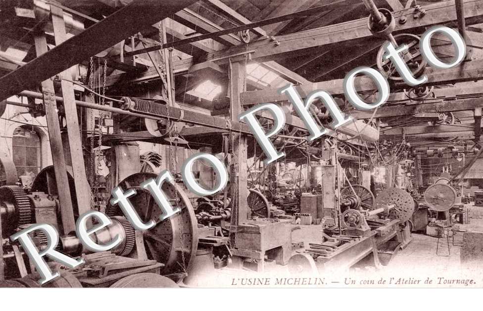 l'Usine Michelin, Un Coin de l'Atelier de Tournage