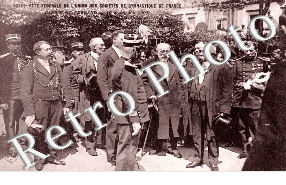 Fete federale de l'Union des Societes de Gymnastique de France, 1907, Clemenceau