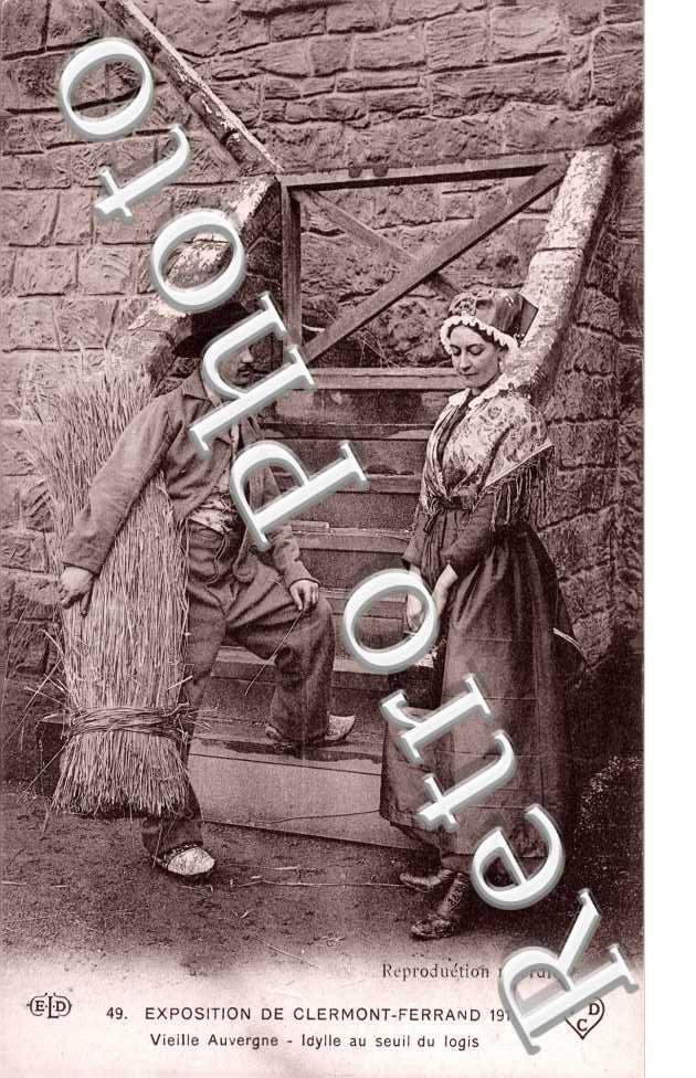 Exposition de 1910 - Idylle au seuil du Logis
