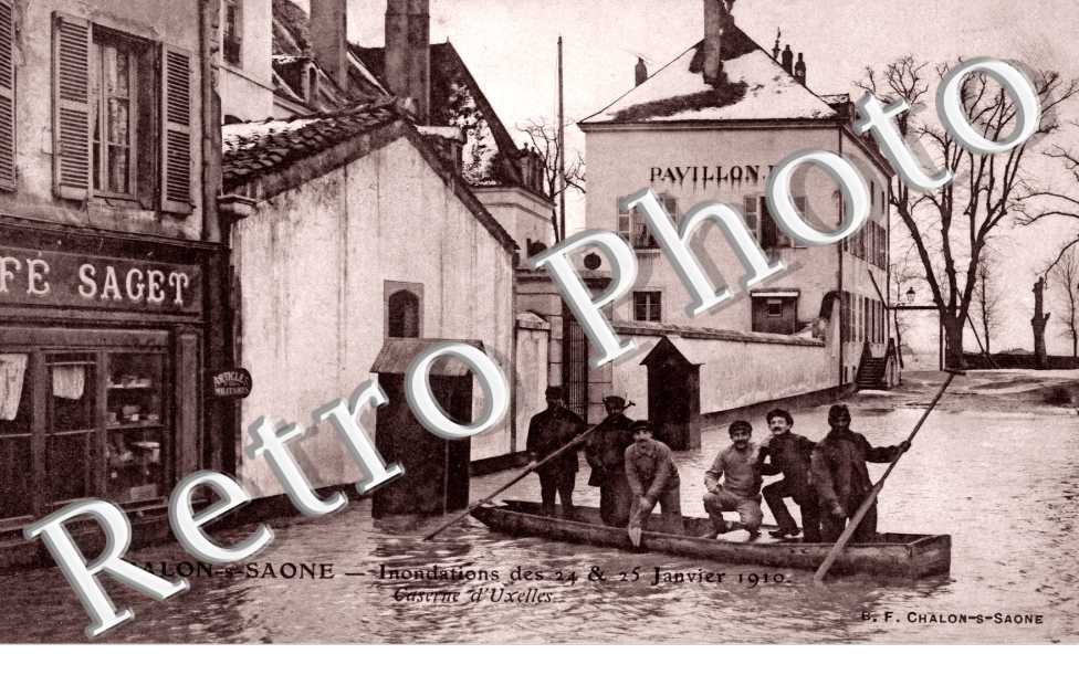 Caserne d'Uxelles Innondations du 24 et 25 janvier