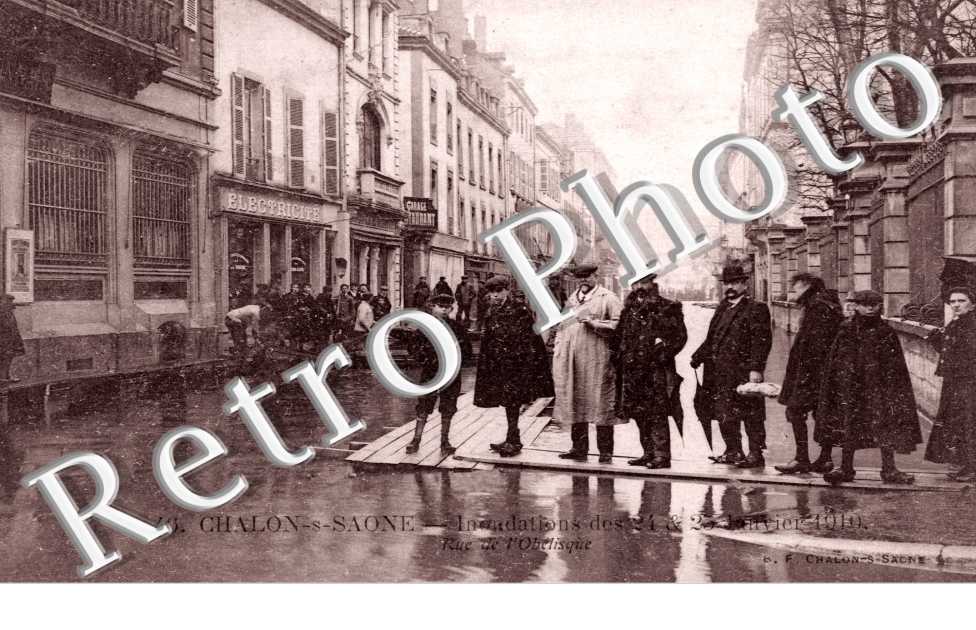 Rue de l'Obelisque, Inondations janvier 1910
