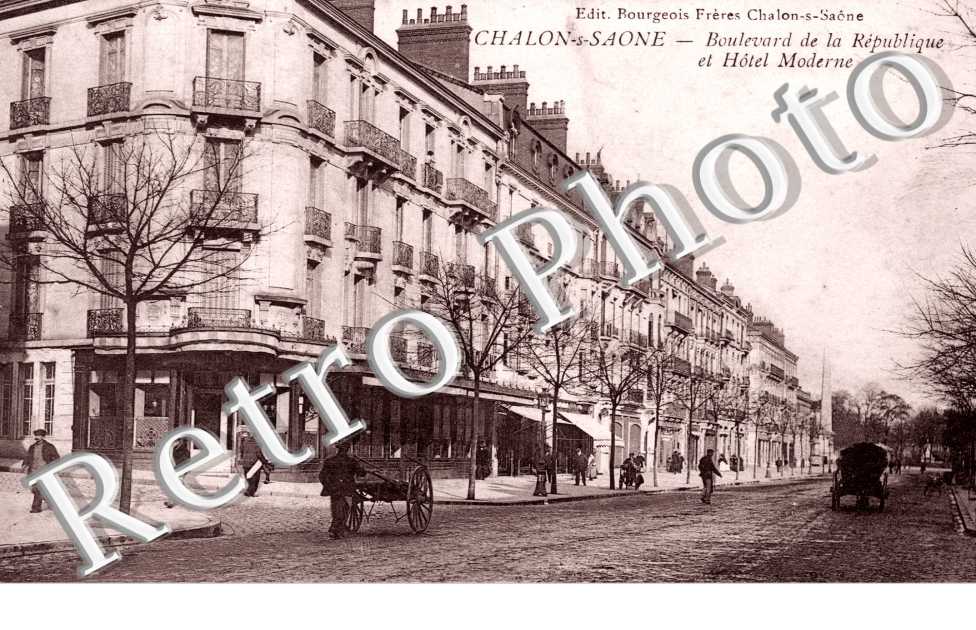 Boulevard de la Republique et Hotel Moderne
