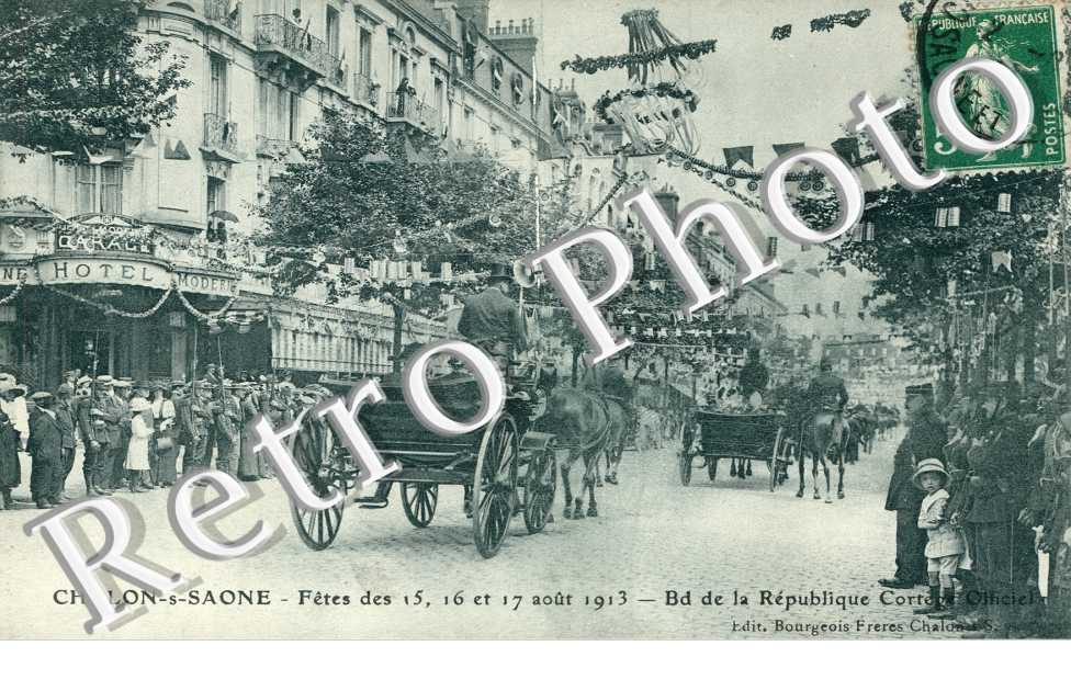 Fête 15 août 1913 - Bd de la République