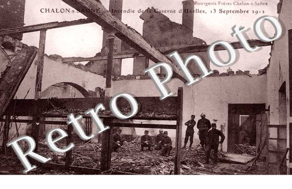 Incendie de la caserne d'Uxelles 13 septembre 1912