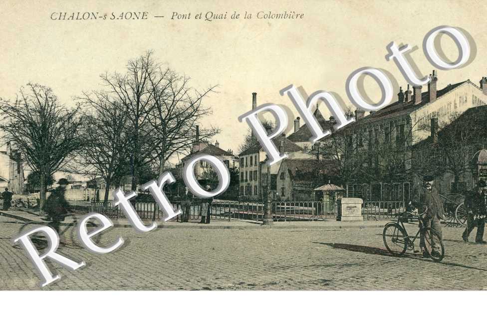 Pont et quai de la Colombiere