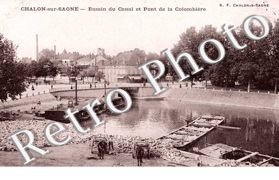 Bassin du Canal et Pont de la Colombiere