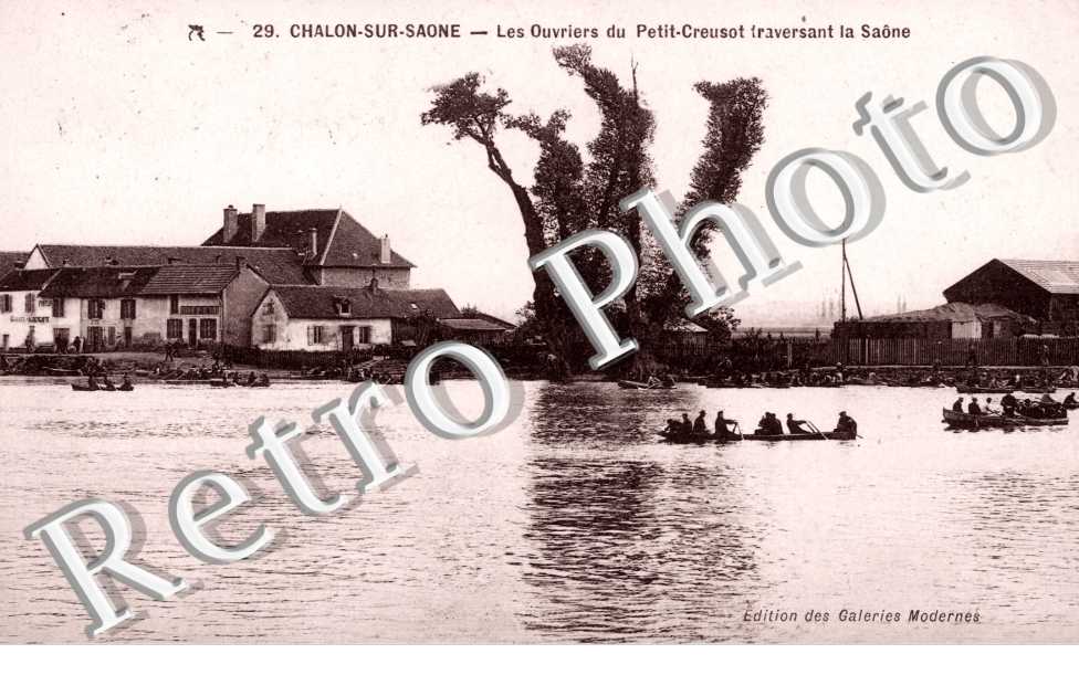 Ouvriers du Petit Creusot, Traversant la Saone