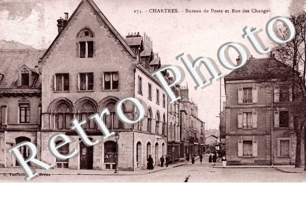 Bureau de poste et rue des Changes