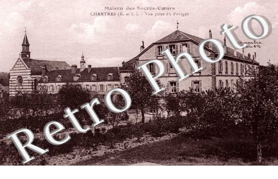 maison des sacres coeurs, vue du potager