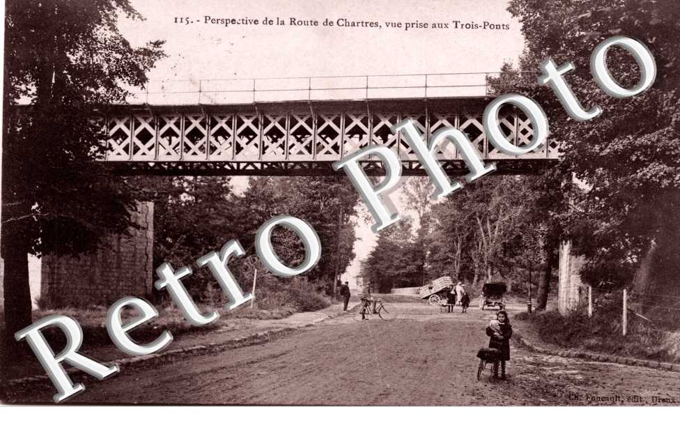 parspective de la route de Chartres
