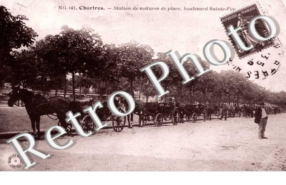 Station de voitures de place