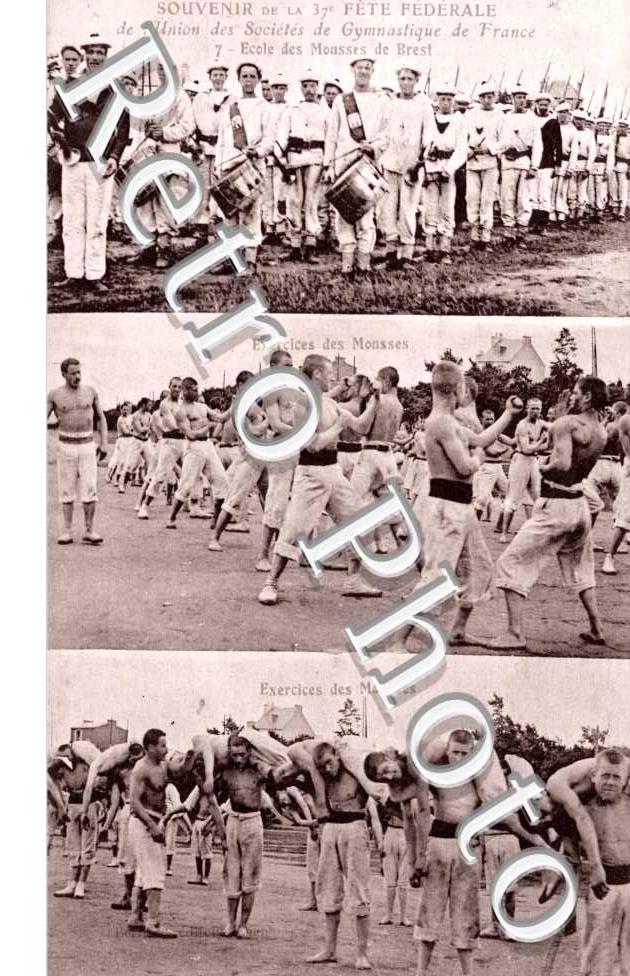 Souvenir de la 37eme Fete federale Ecole des mousses de Brest