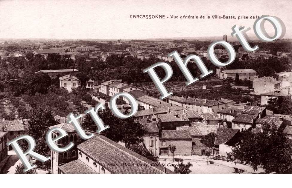 vue generale de la ville basse prise de la Cite