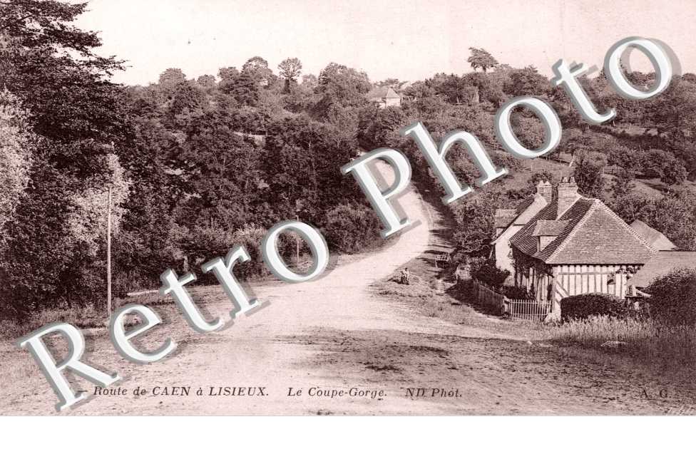 Route de Caen a Lisieux, le Coupe-Gorge