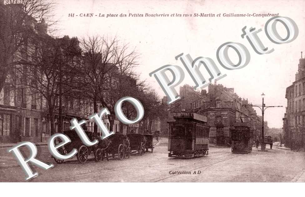 la Place des Petites Boucheries et les Rues Saint-Martin et Guillaume-le-Conquerant