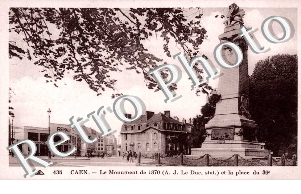 le Monument de 1870 et la Place du 36eme