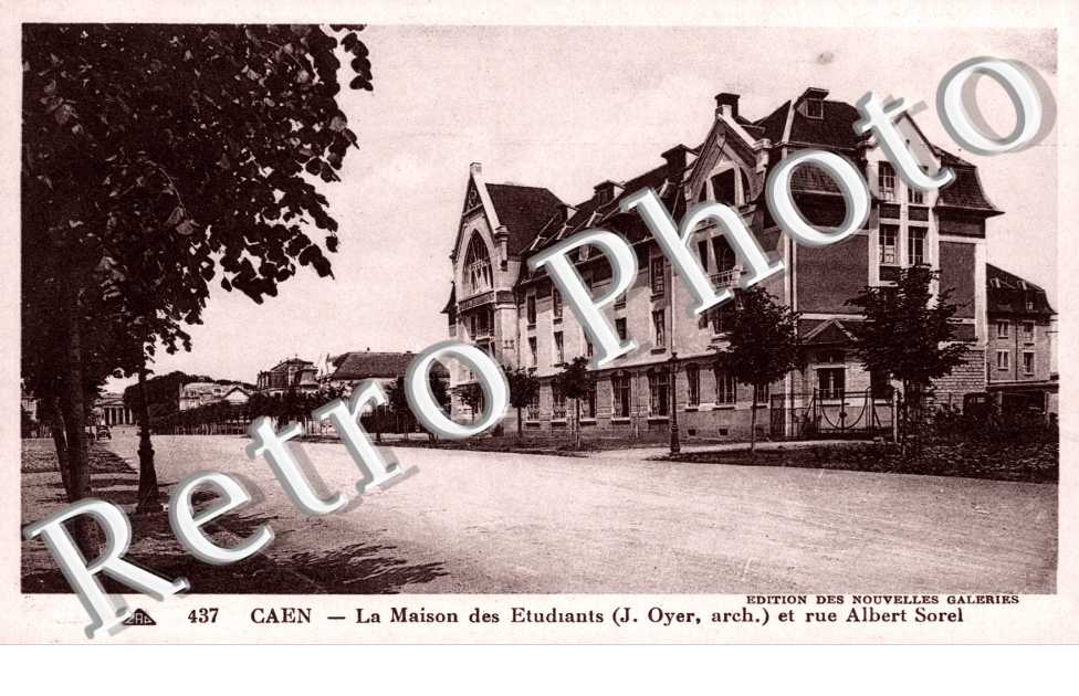 La Maison des Etudiants et rue Albert Sorel
