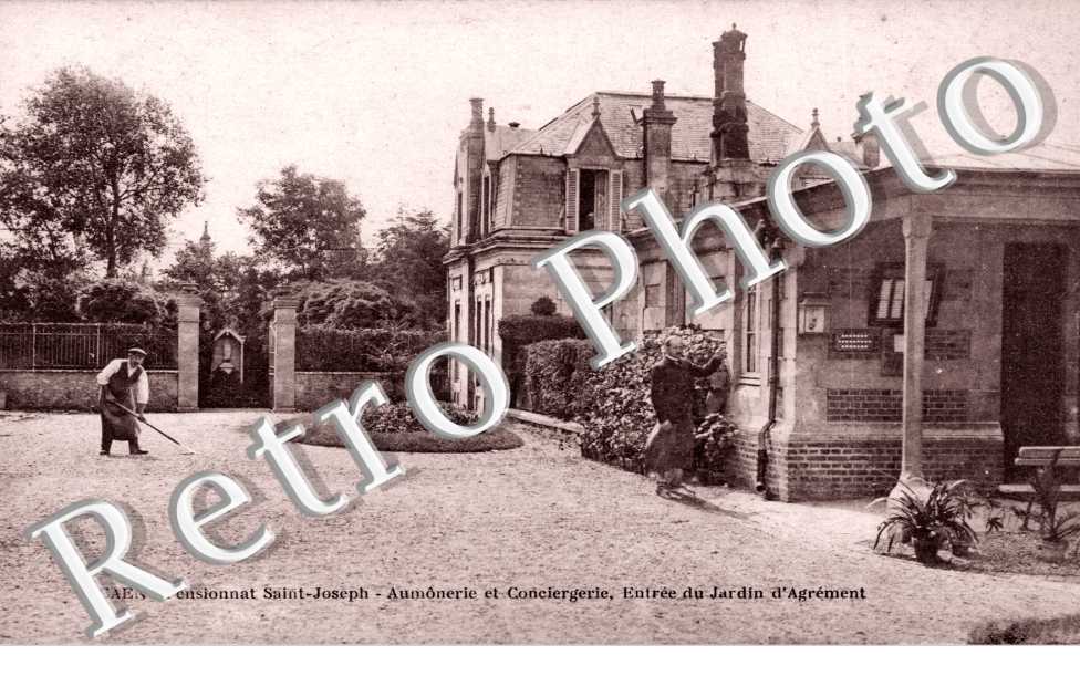 Pensionnat Saint-Joseph, Aumonerie et Conciergerie, Entree du Jardin d'Agrement