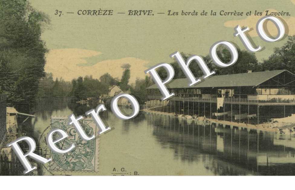 Les bords de la Correze et les lavoirs