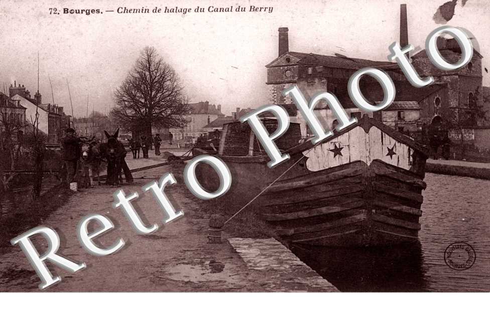 chemin de halage du canal du Berry
