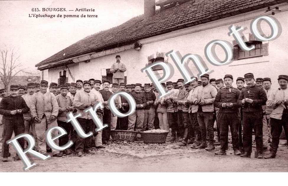 Artillerie Epluchage de pommes de terre