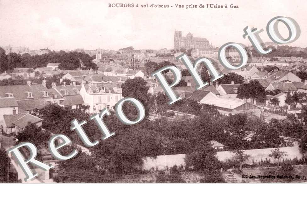 Vue generale prise de l&#039;usine a gaz