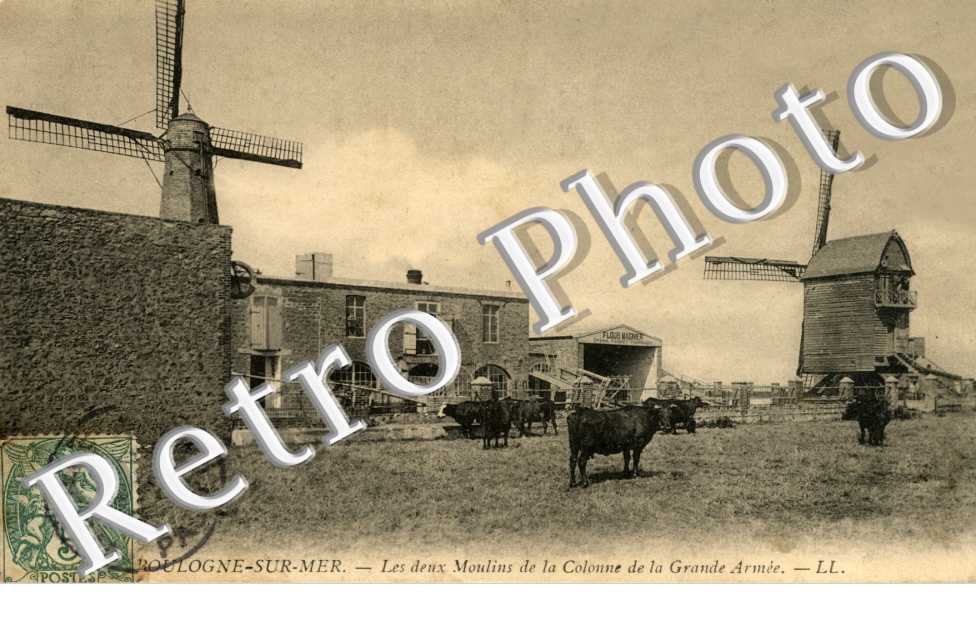 Les deux moulins de la Colonne de la Grande Armee