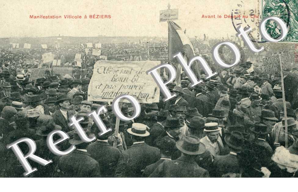 Meeting viticole - avant le depart du char