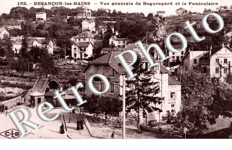 Vue generale de Beauregard et le Funiculaire