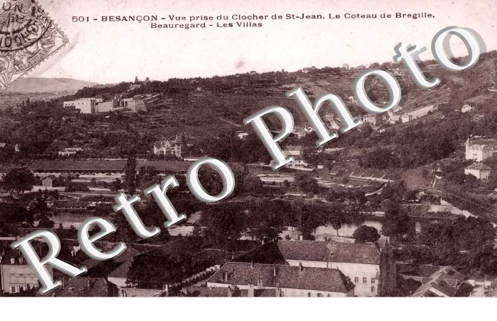 Le Coteau de Bregille, Beauregard, les Villas