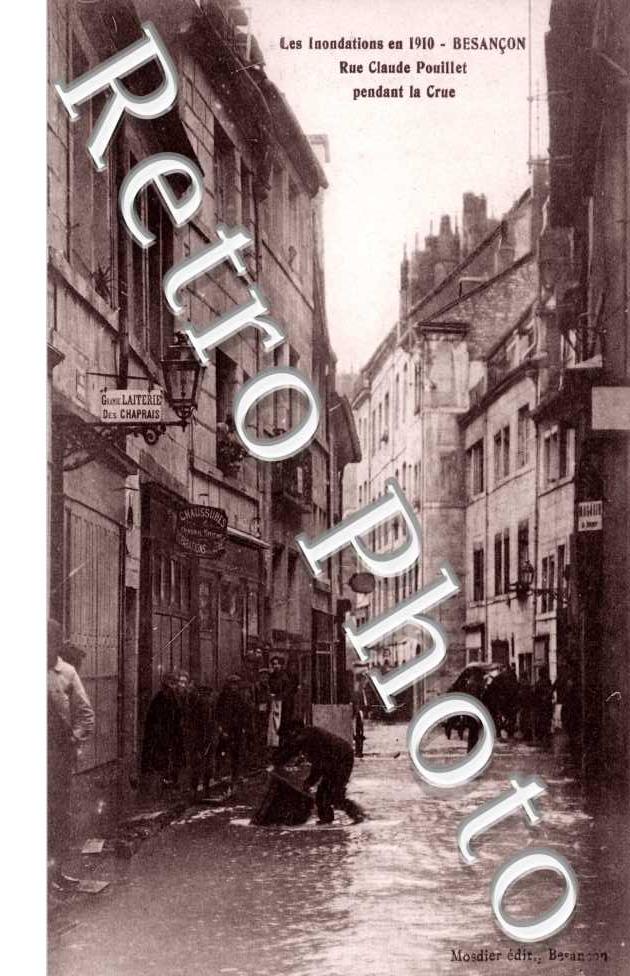 Rue Claude Pouillet Les Inondations 1910, 