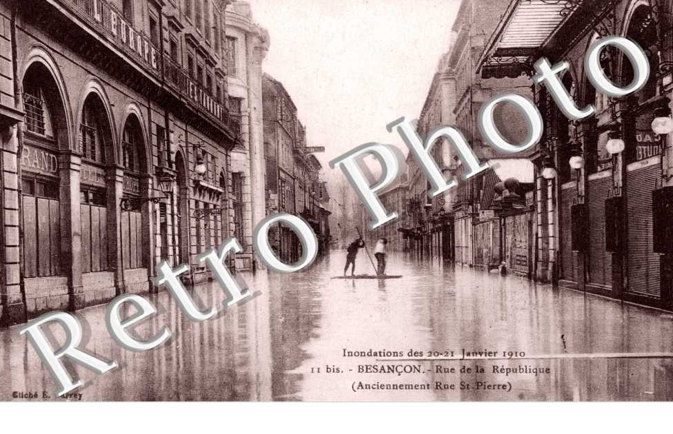 rue de la Republique inondations 1910 (anciennement rue Saint-Pierre)