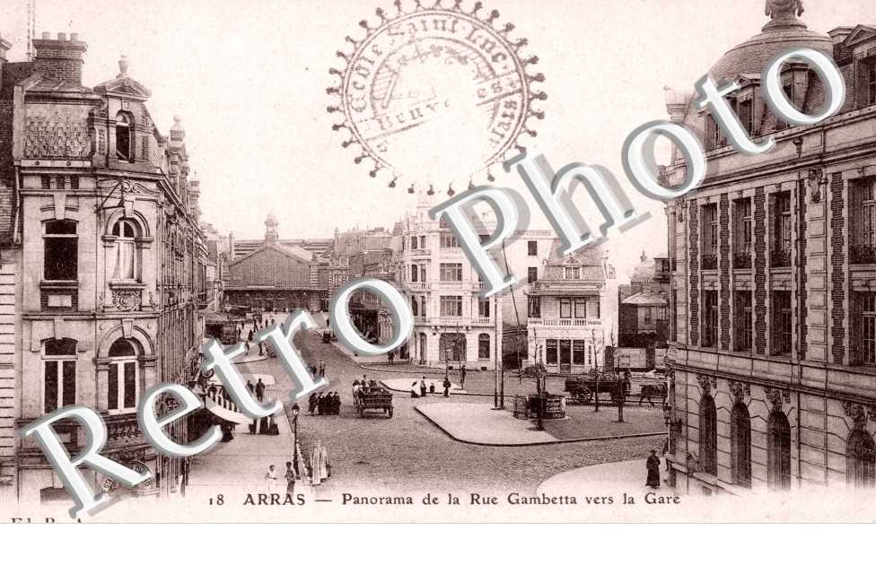 Rue Gambetta vers la Gare