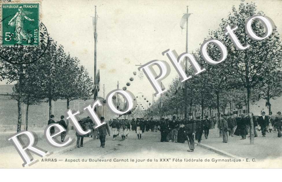Boulevard Carnot, Jour de la XXXeme fête fédérale de Gymnastique