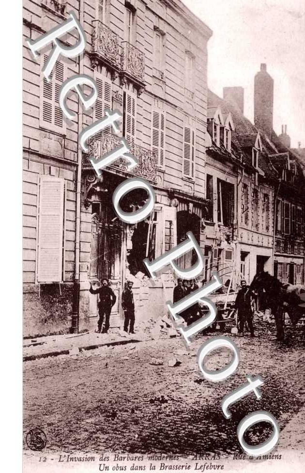 Un obus dans la brasserie Lefebvre