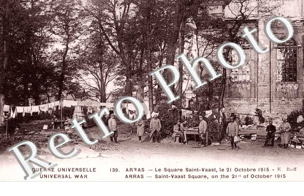 Le Square Saint Vaast le 21 octobre 1915