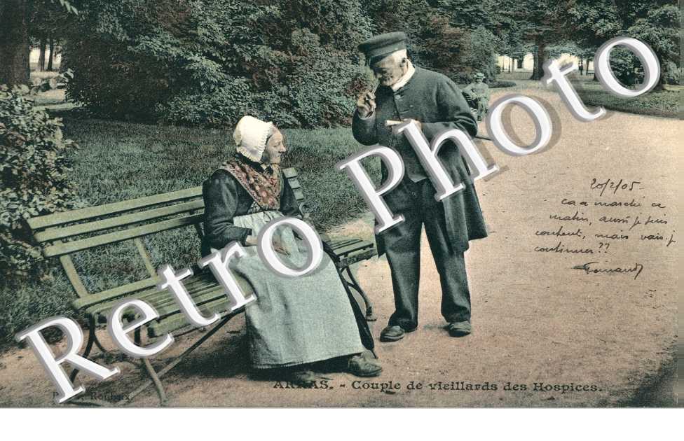 Couple de Vieillards des Hospices
