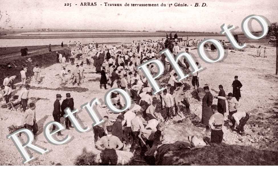 Travaux de terrassement du 3eme Genie