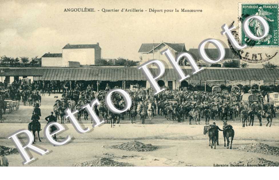 Quartier d'Artillerie, Depart pour la Manoeuvre
