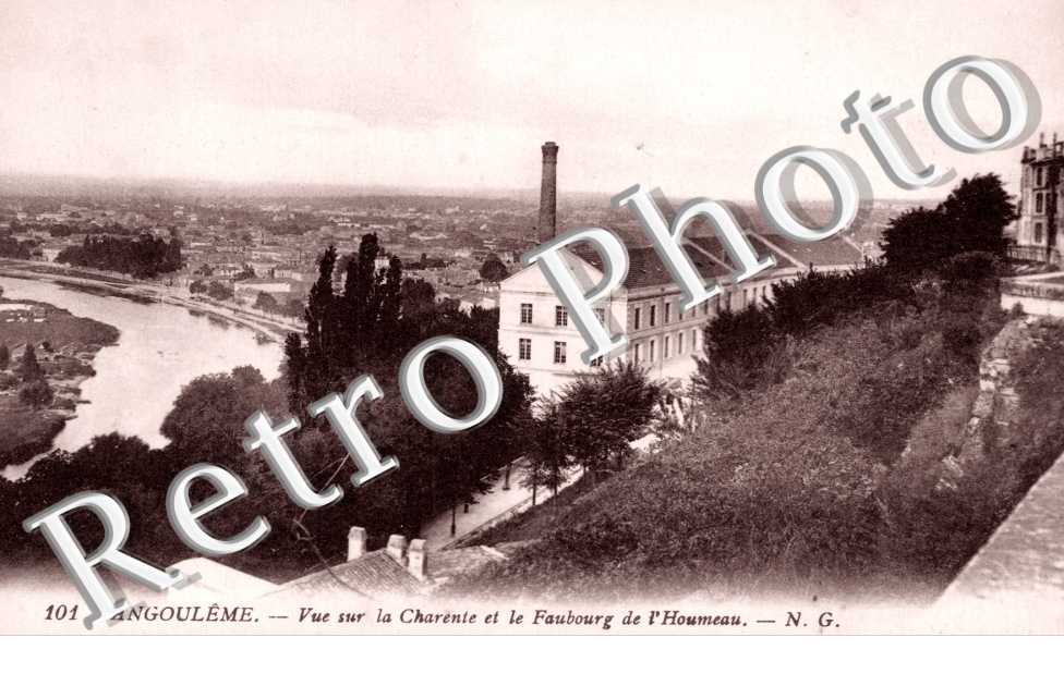 Vue sur la Charente et le Faubourg de l'Houmeau