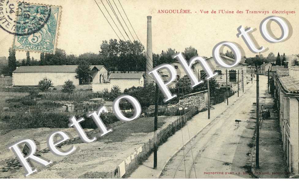 vue de l'usine des Tramways electriques