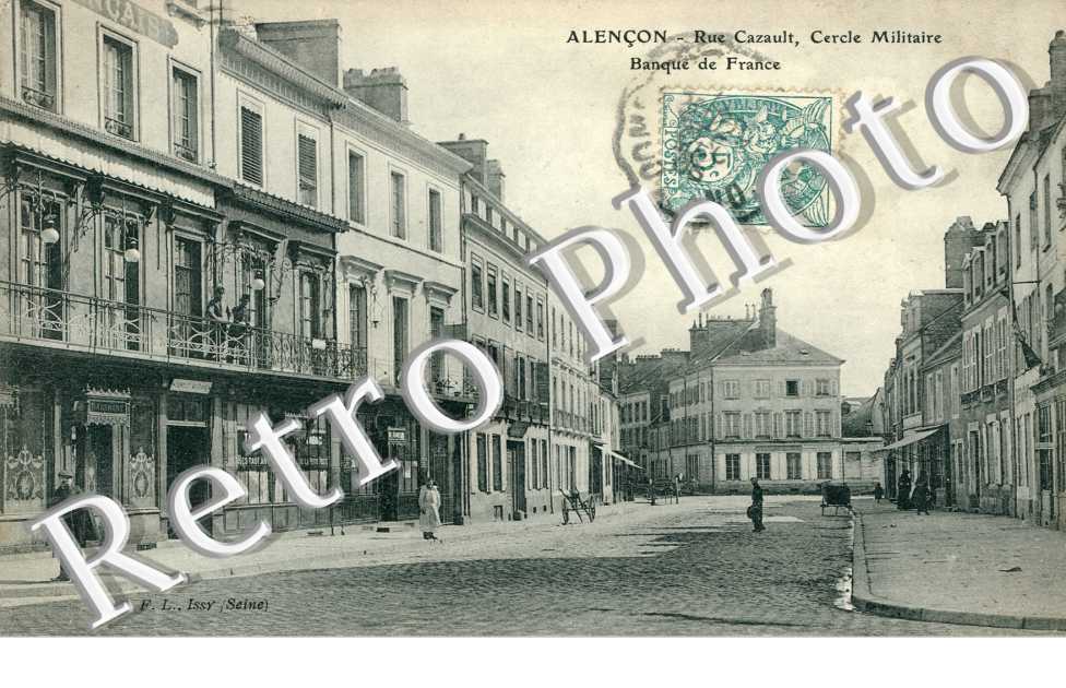 Rue Cazault, Cercle Militaire, Banque de France