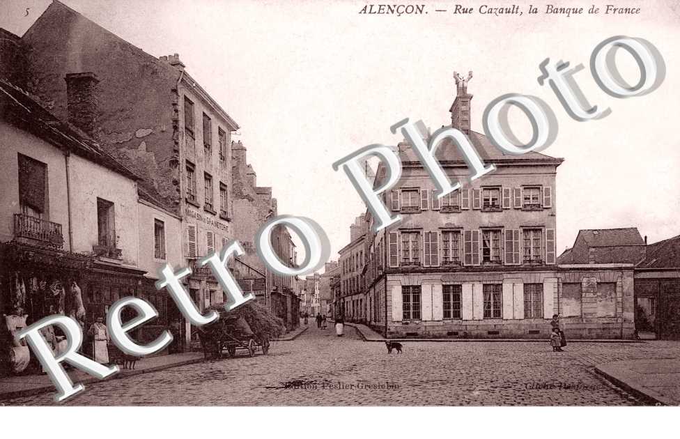 Rue Cazault, la Banque de France