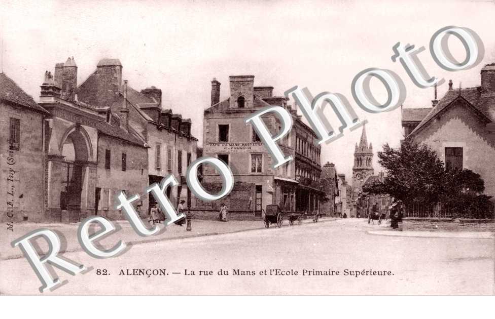 la rue du Mans et Ecole Primaire Superieure
